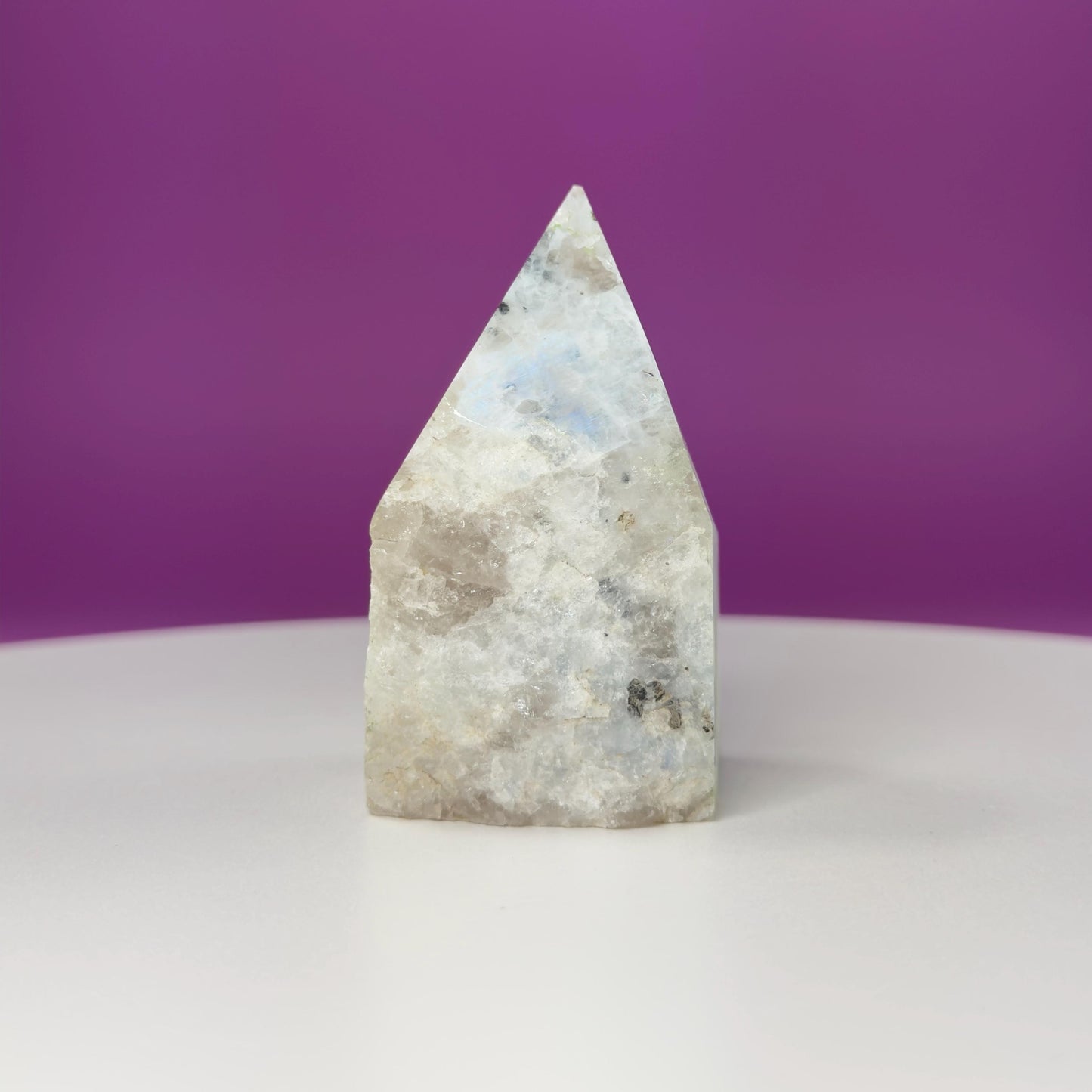 Rainbow Moonstone Top Polished Point
