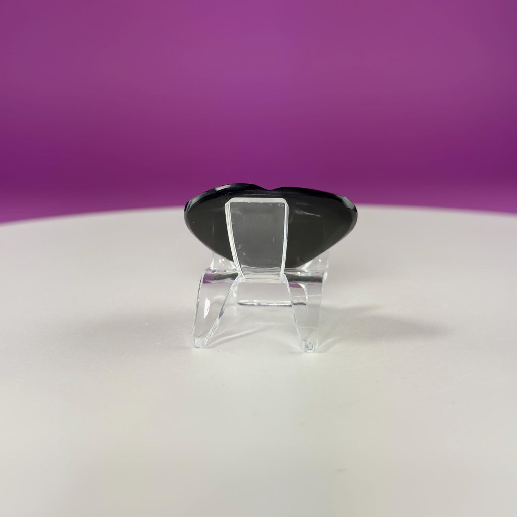 Mini Rainbow Obsidian Heart Carving (Mexico)