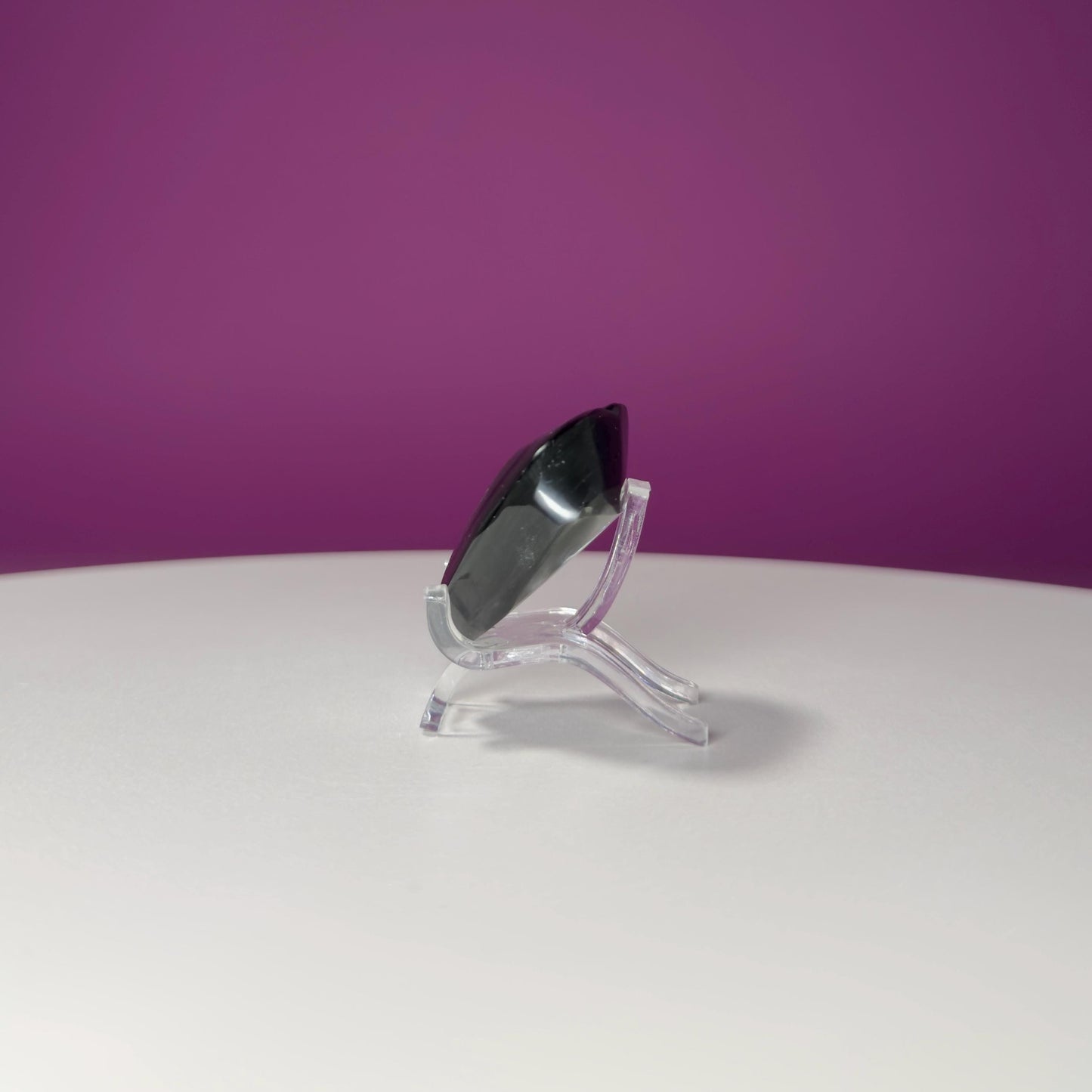 Mini Rainbow Obsidian Heart Carving (Mexico)