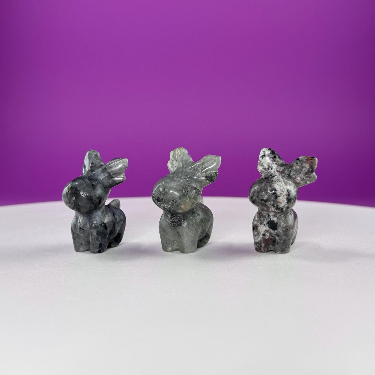 Mini Reindeer Crystal Carving-Choice of Stone, Mini Collectable