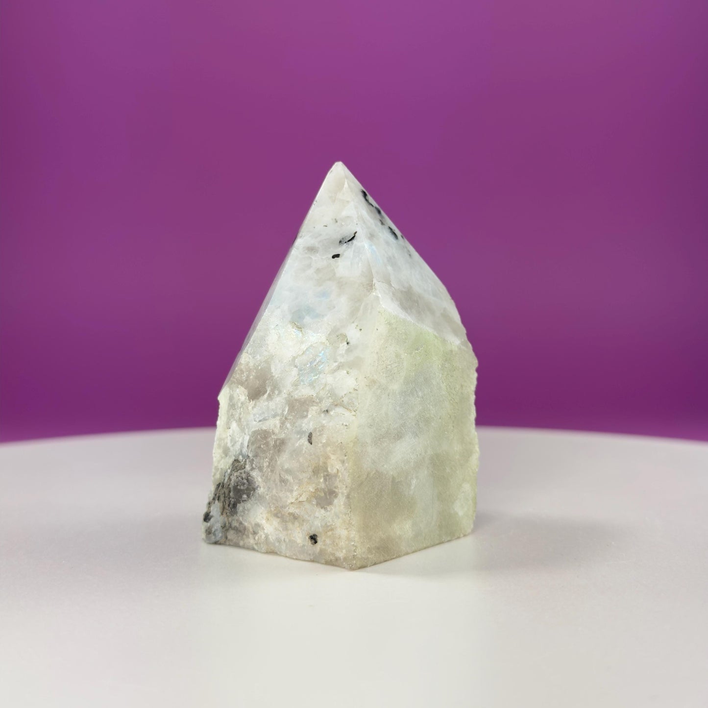 Rainbow Moonstone Top Polished Point