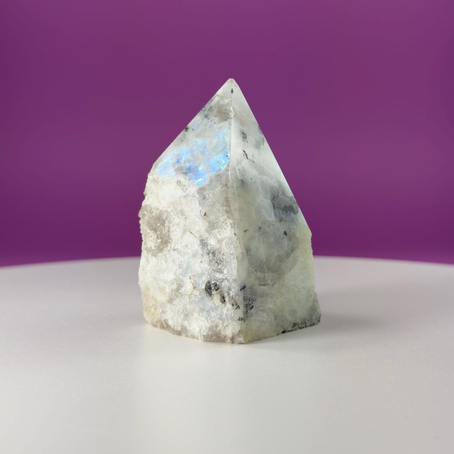 Rainbow Moonstone Top Polished Point