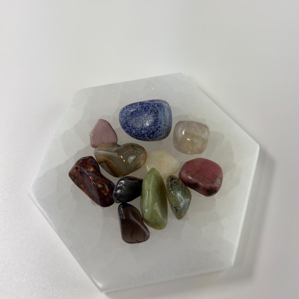 Selenite Hexagon Plate