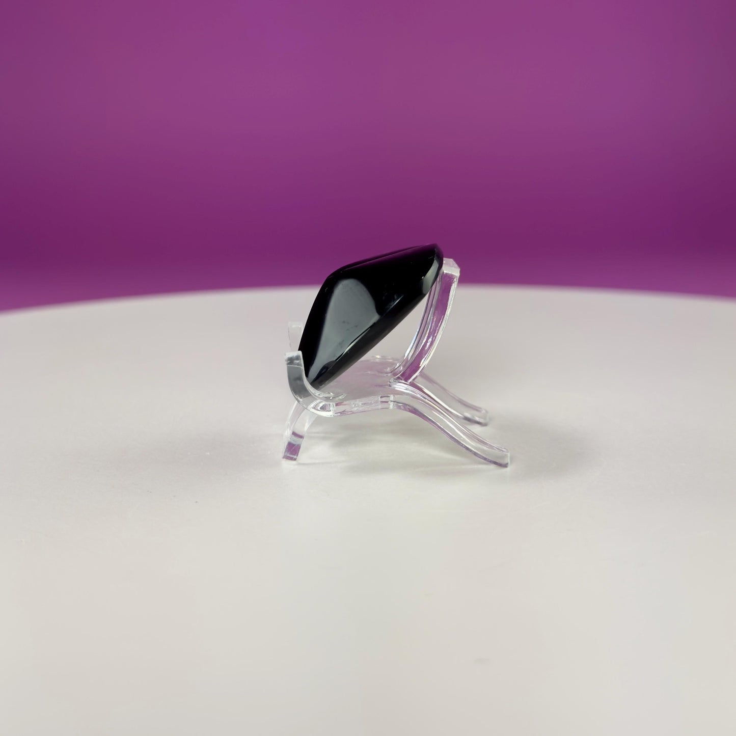 Mini Rainbow Obsidian Heart Carving (Mexico)