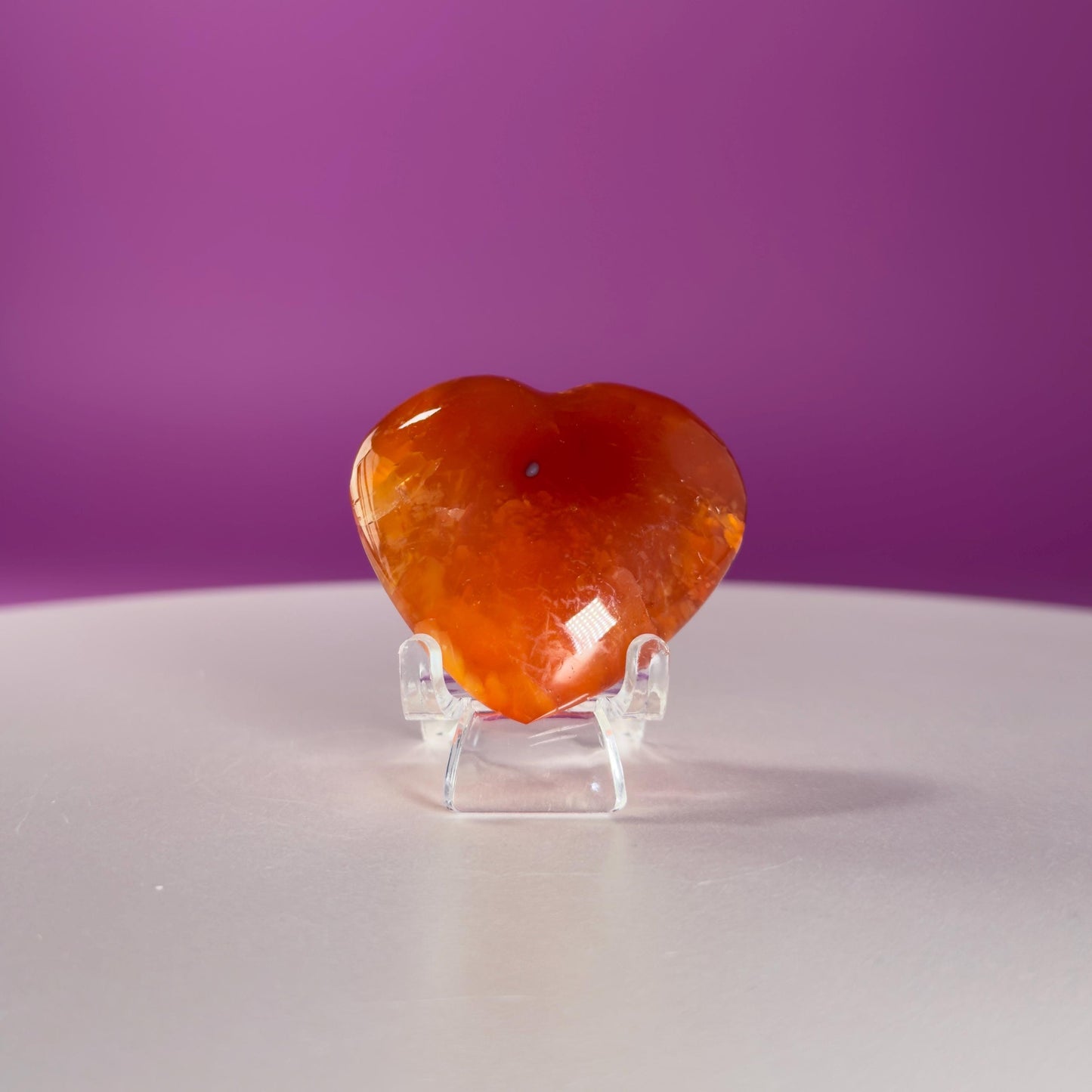 Carnelian Heart Carving, Choice of Stone