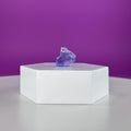 Mini Blue Halite Specimen | Rare Natural Blue Crystal (Includes Display Stand)