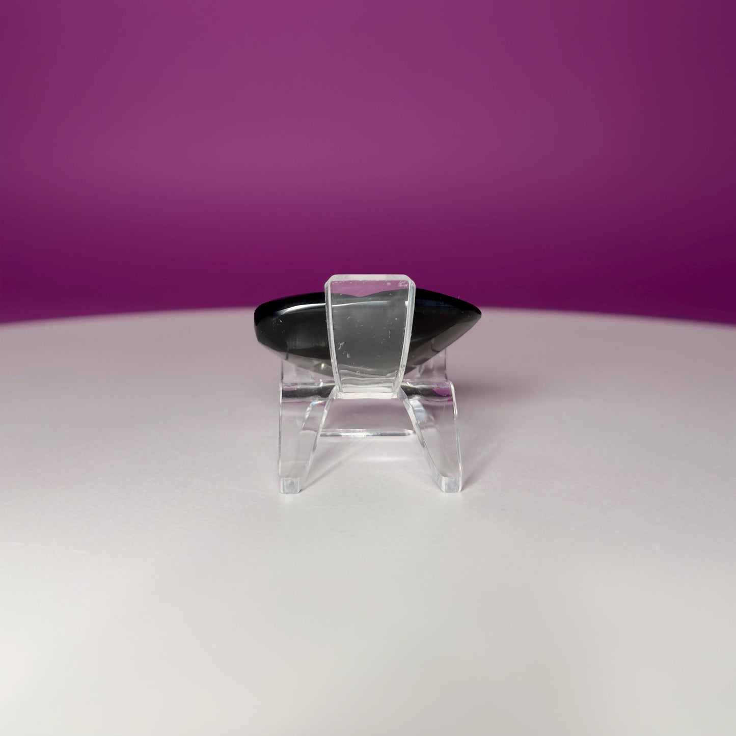 Mini Rainbow Obsidian Heart Carving (Mexico)