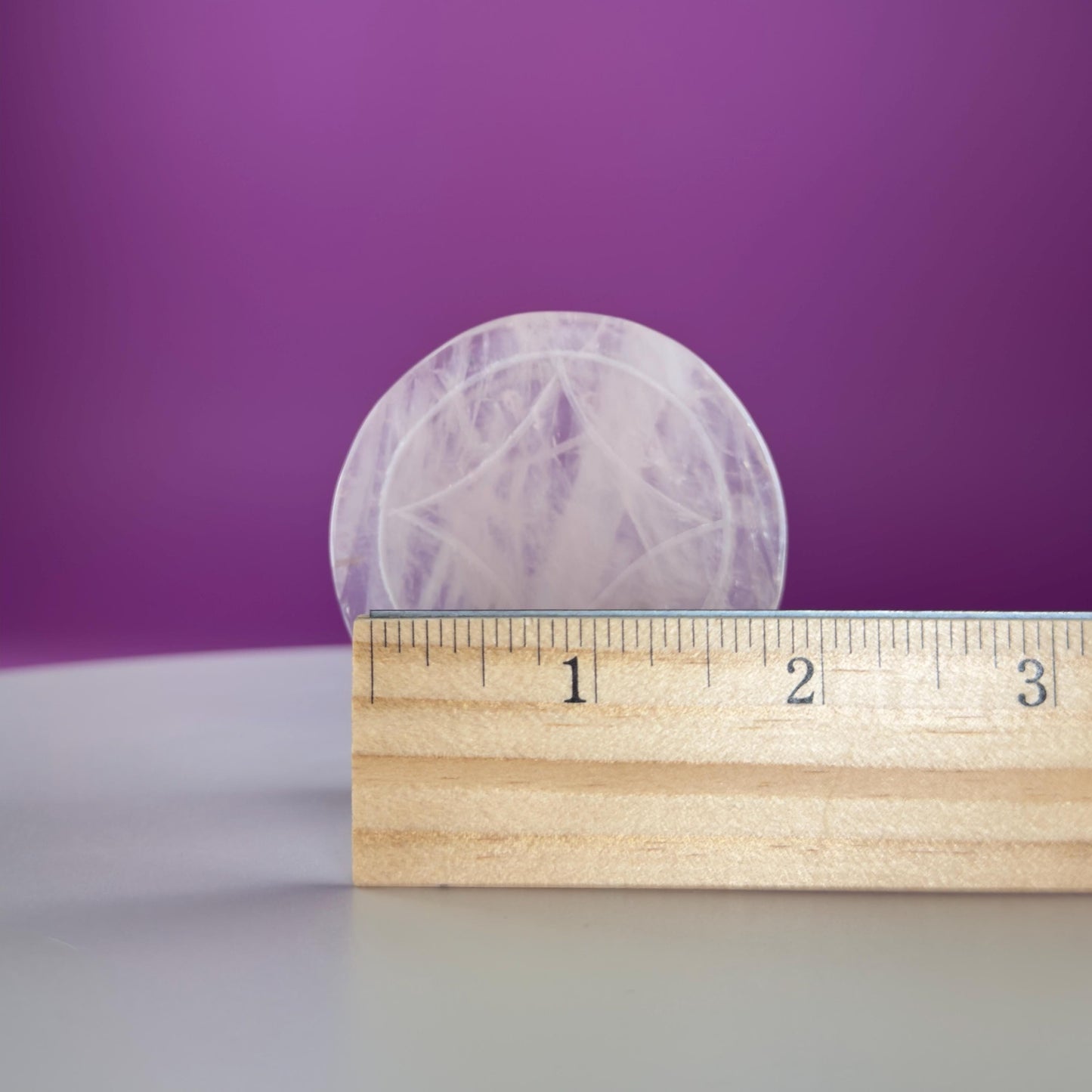 Rose Quartz Money Coin  Love & Abundance Crystal  Heart Chakra Prosperity Stone