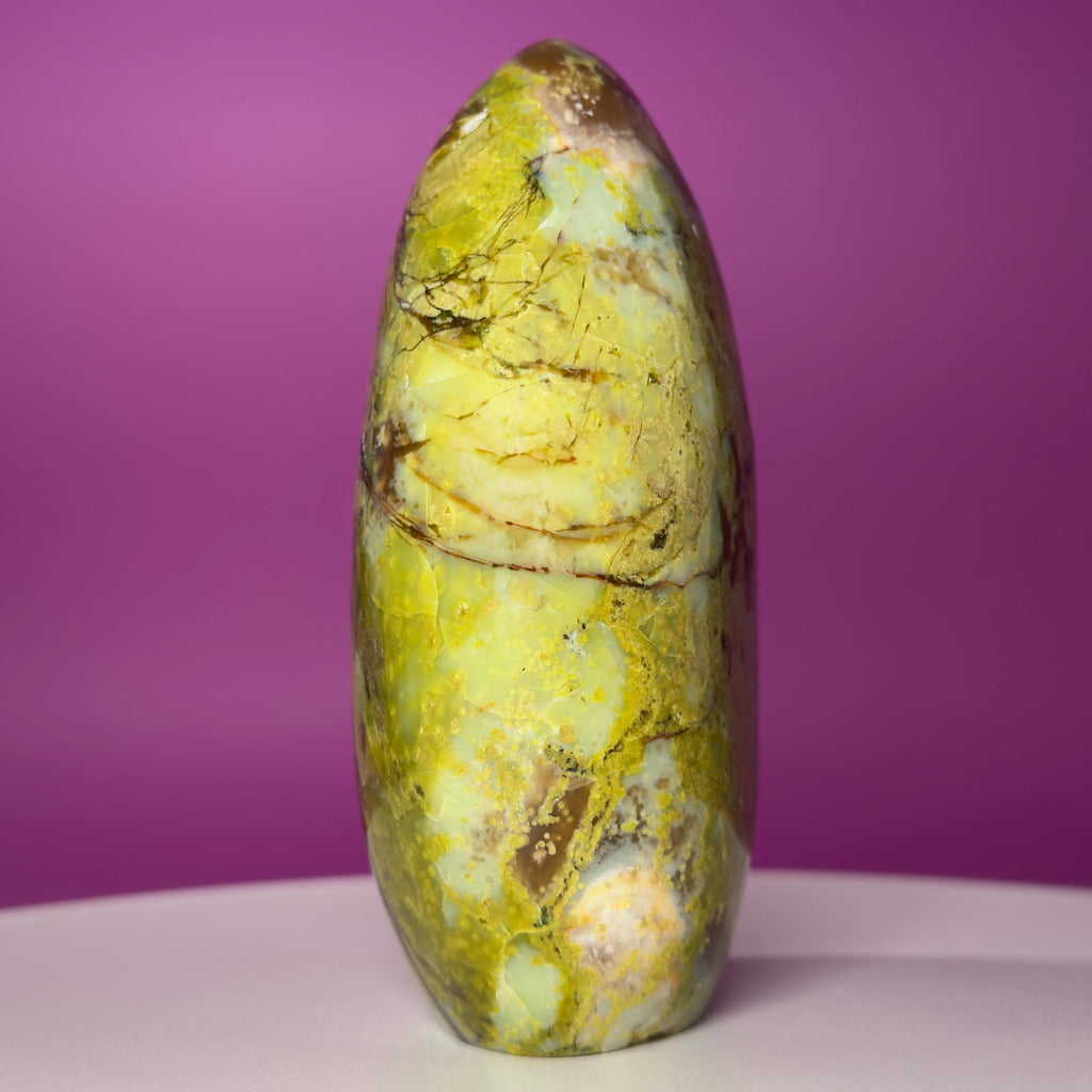 Green Opal Free Form – 1,045g | Collector Crystal Statement Piece