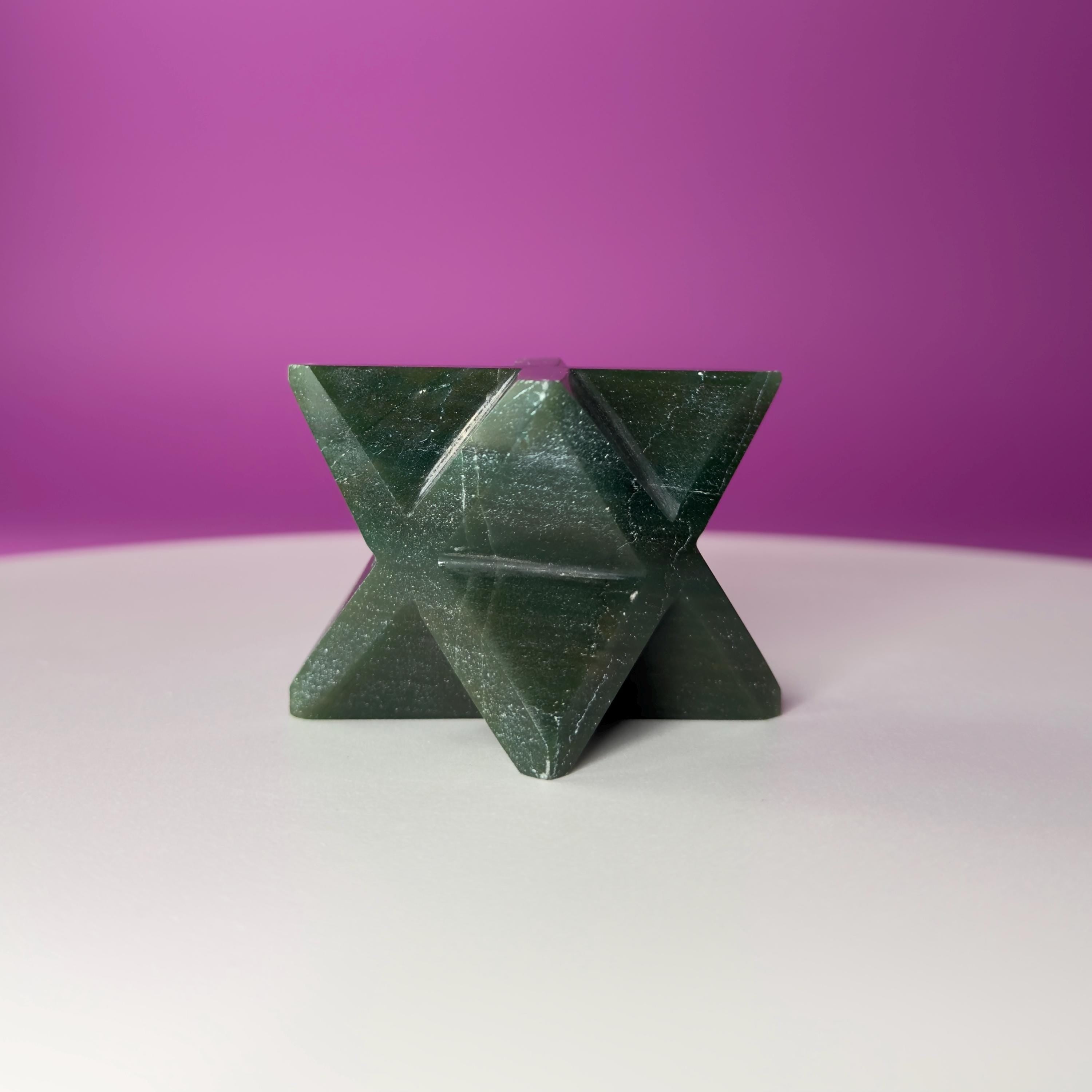 Green Aventurine Merkaba