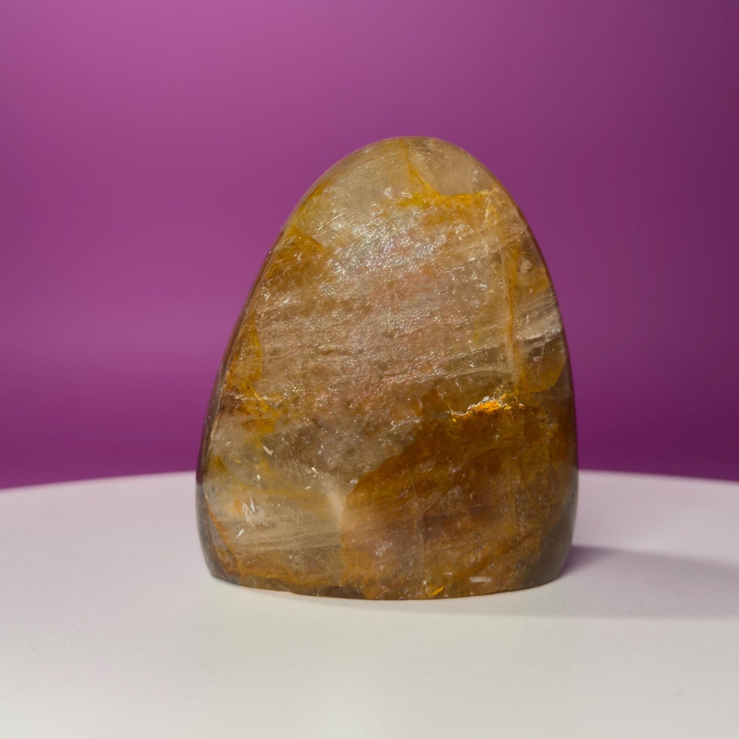 Golden Healer Quartz Free Form – 579g | Polished Statement Crystal