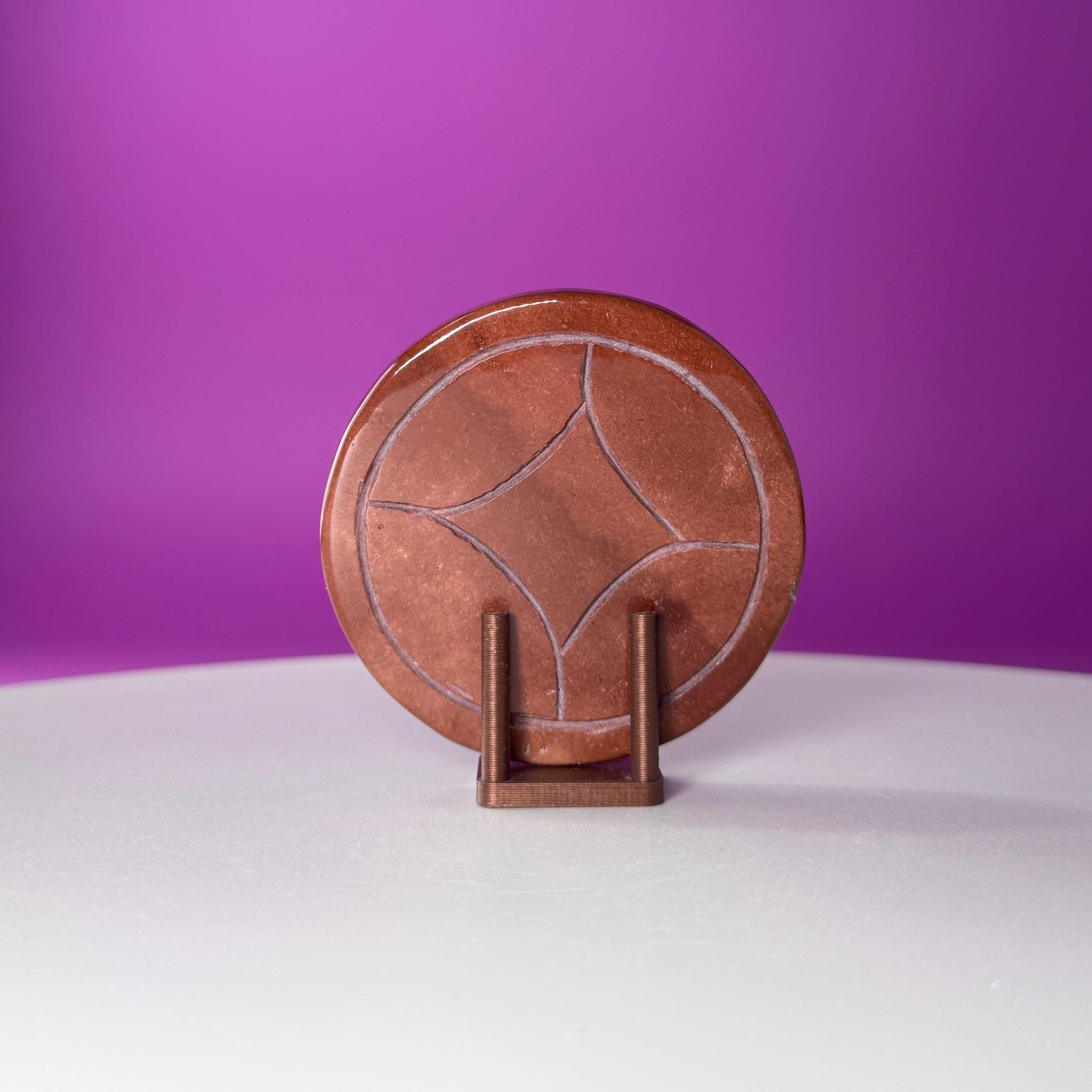 Red Jasper Money Coin  Abundance, Stability & Manifestation Energy