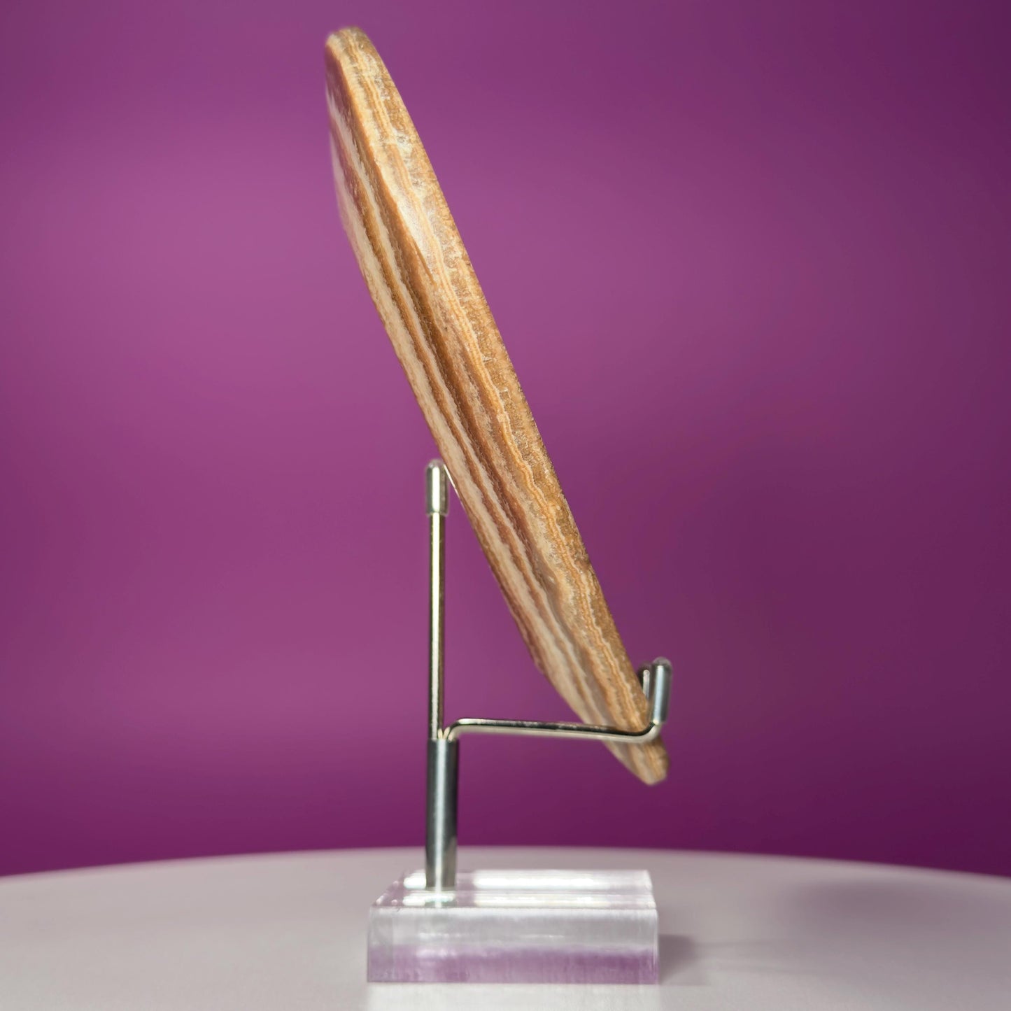 Aragonite Heart Bowl – 315g Polished Crystal Offering Dish