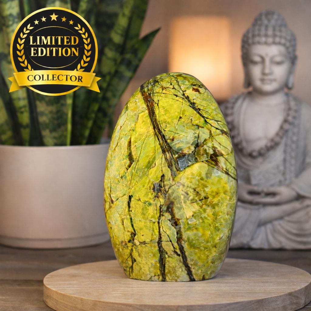 Green Opal Free Form – 1,045g | Collector Crystal Statement Piece