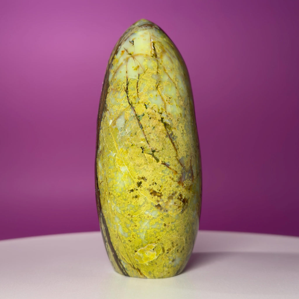 Green Opal Free Form – 1,045g | Collector Crystal Statement Piece