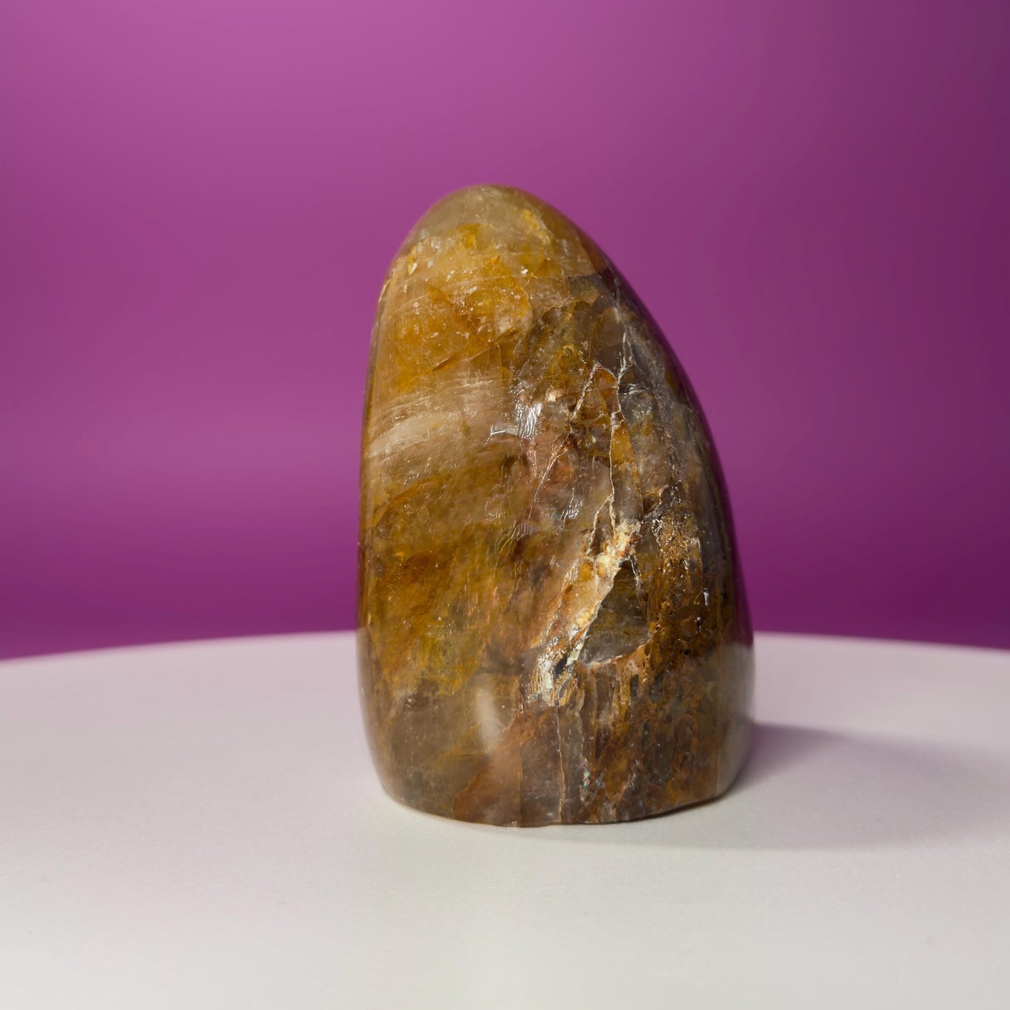 Golden Healer Quartz Free Form – 579g | Polished Statement Crystal