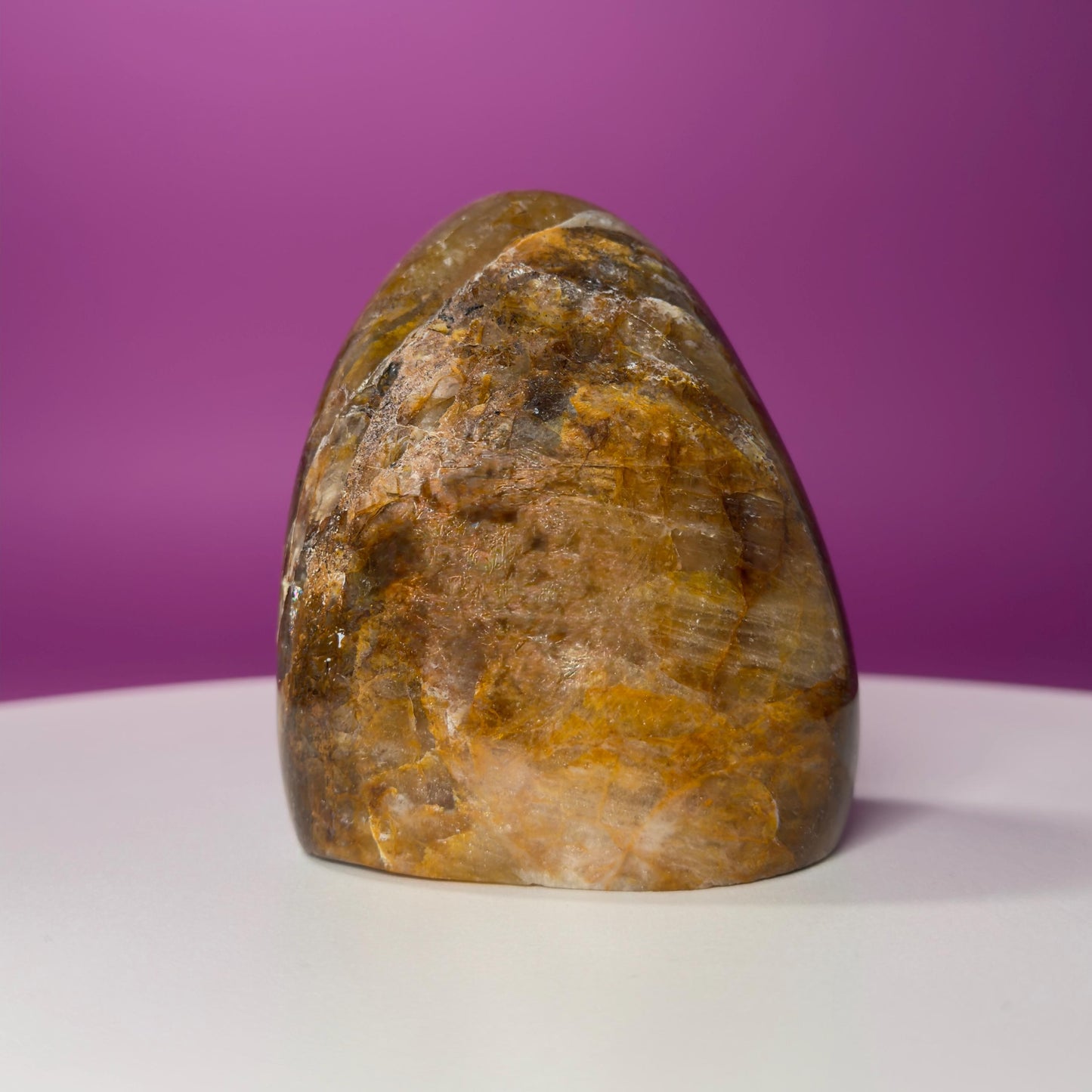 Golden Healer Quartz Free Form – 579g | Polished Statement Crystal