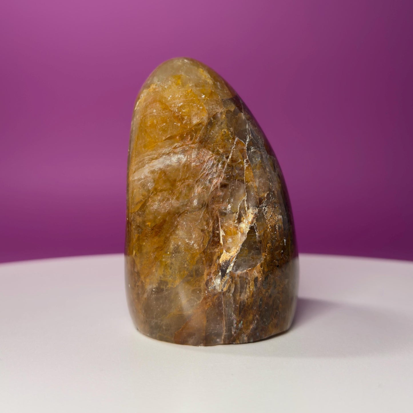 Golden Healer Quartz Free Form – 579g | Polished Statement Crystal