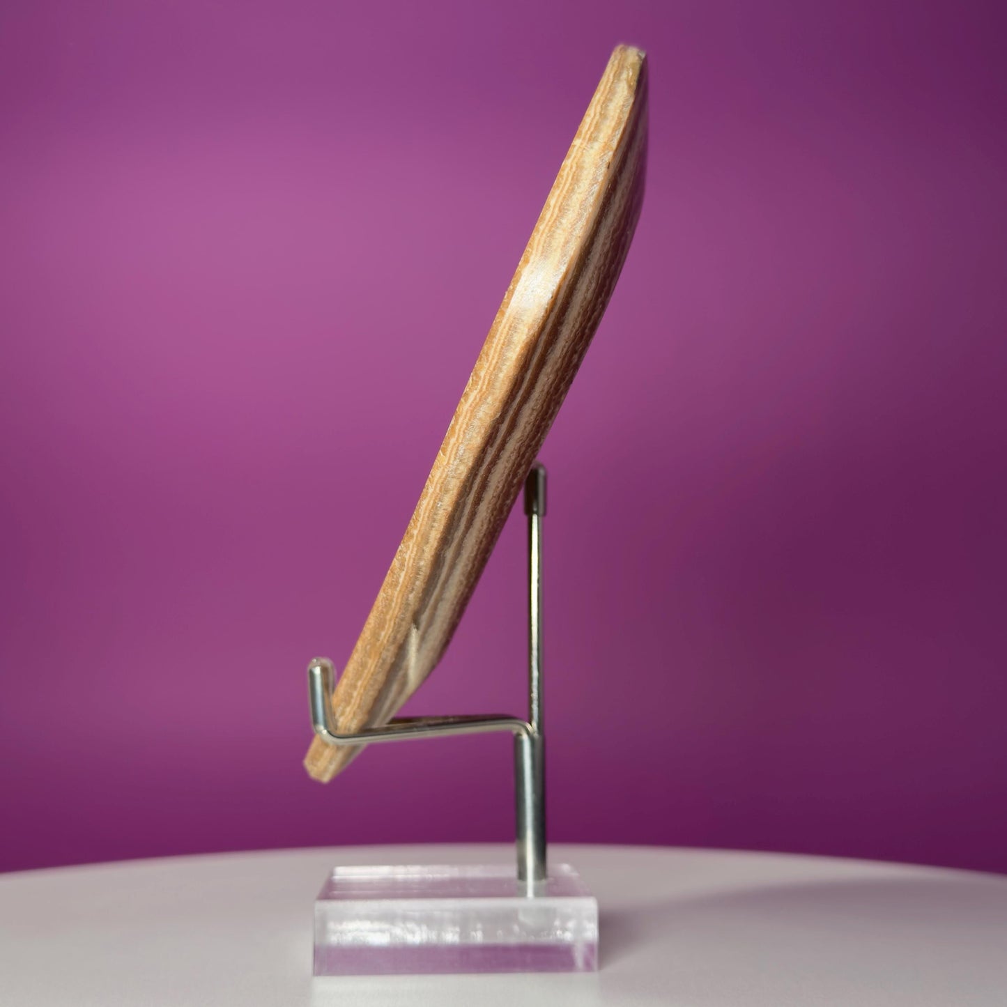 Aragonite Heart Bowl – 315g Polished Crystal Offering Dish