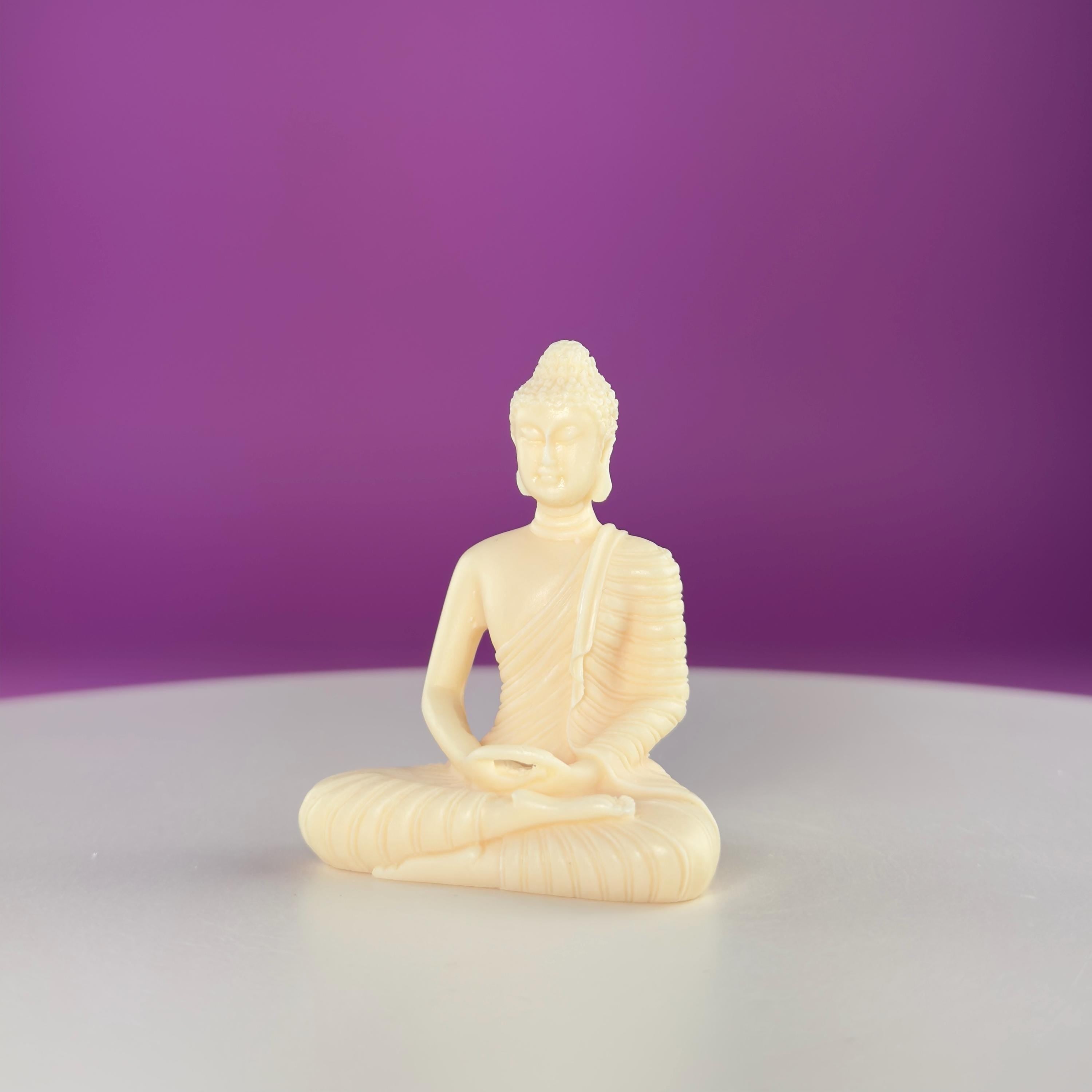 Ivory Nut Buddha Carving – Eco Tagua Meditation Statue (37g)
