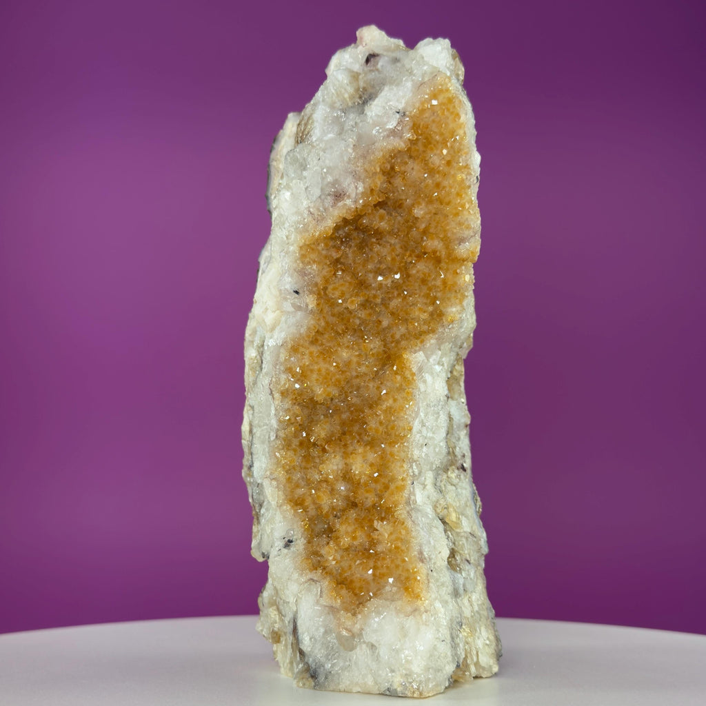 Brazilian Citrine Cluster Specimen – Natural Golden Citrine Crystal Display