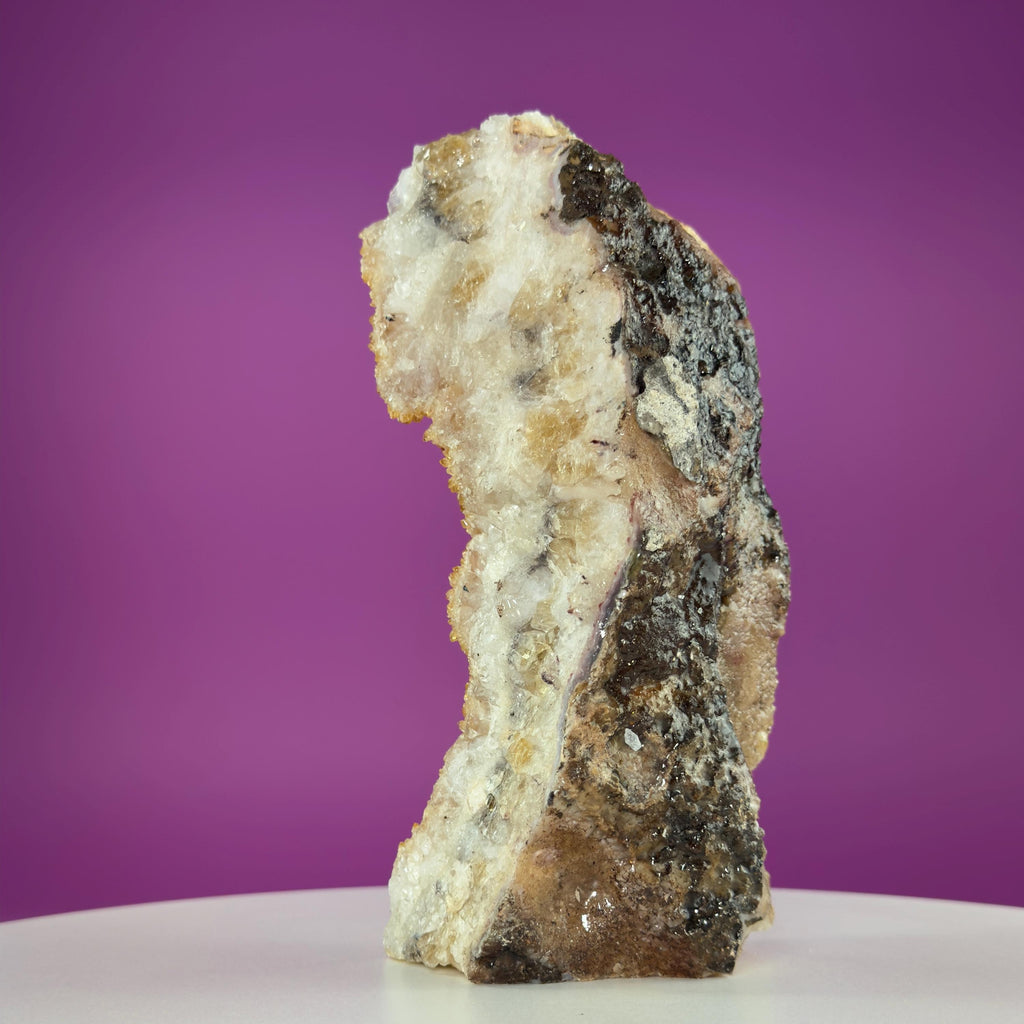 Brazilian Citrine Cluster Specimen – Natural Golden Citrine Crystal Display