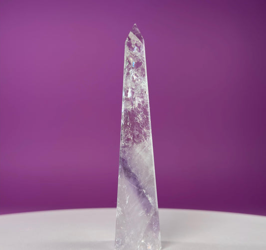 Amethyst Obelisk 118g – Natural Amethyst Crystal Tower