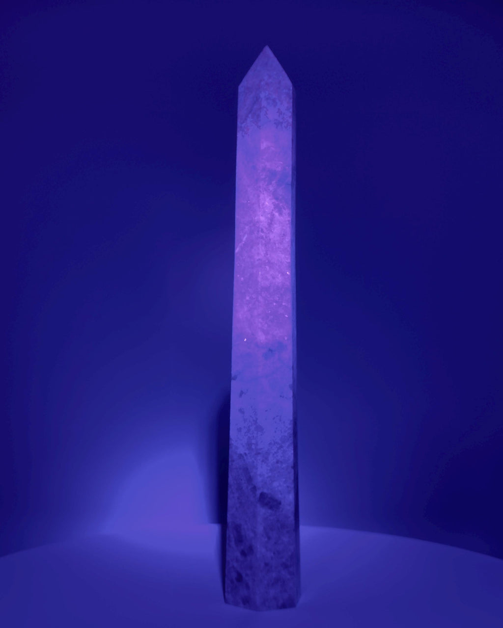 Thulite Tower 524g – Rare Pink Heart Energy Crystal Tower