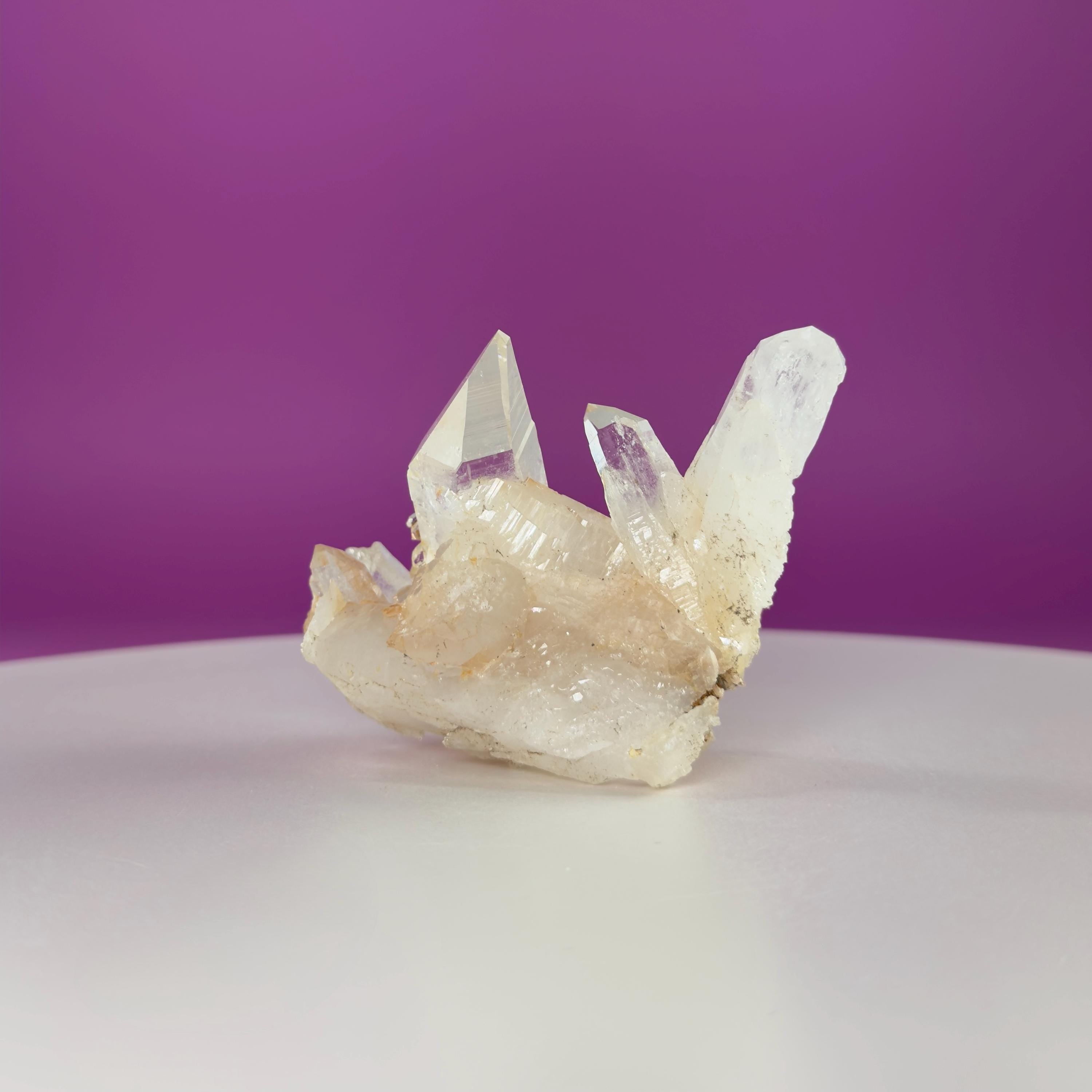 Colombian Quartz Crystal Cluster Specimen – Natural Clear Quartz from Colombia