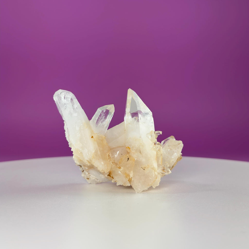 Colombian Quartz Crystal Cluster Specimen – Natural Clear Quartz from Colombia