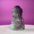 Purple Fluorite Baby Buddha Carving – 525g