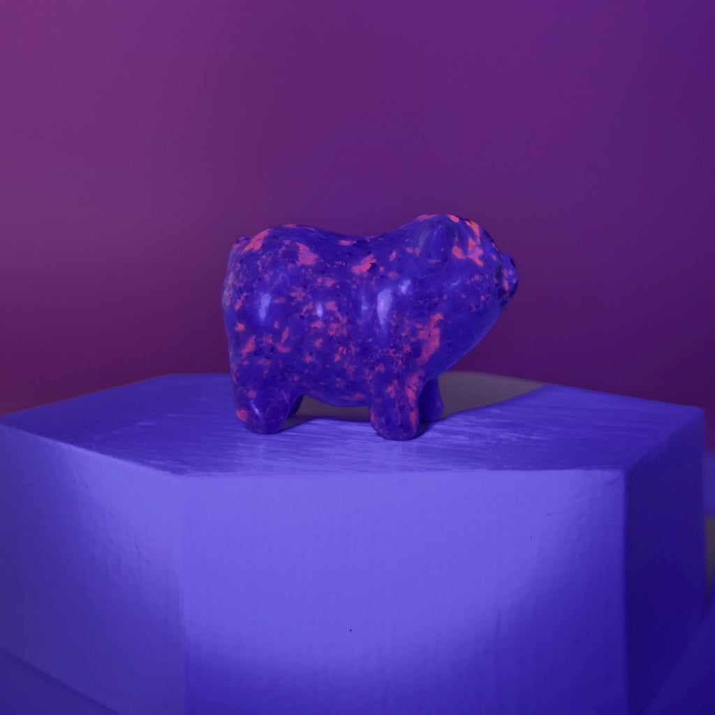 Mini Crystal Pig Carving – Gemstone Animal Figurine