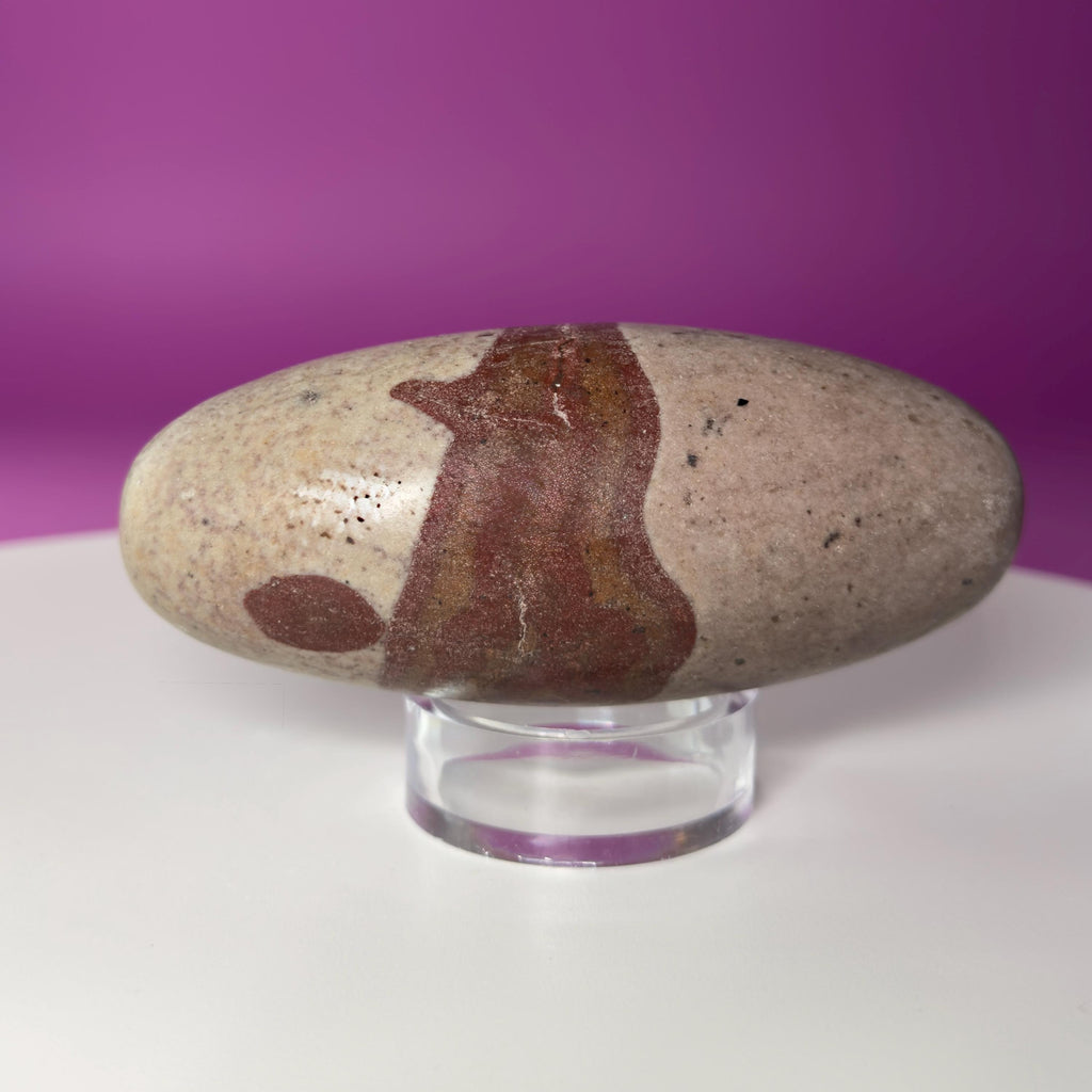 Shiva Lingam Sacred Stone | River Polished Spiritual Crystal from India