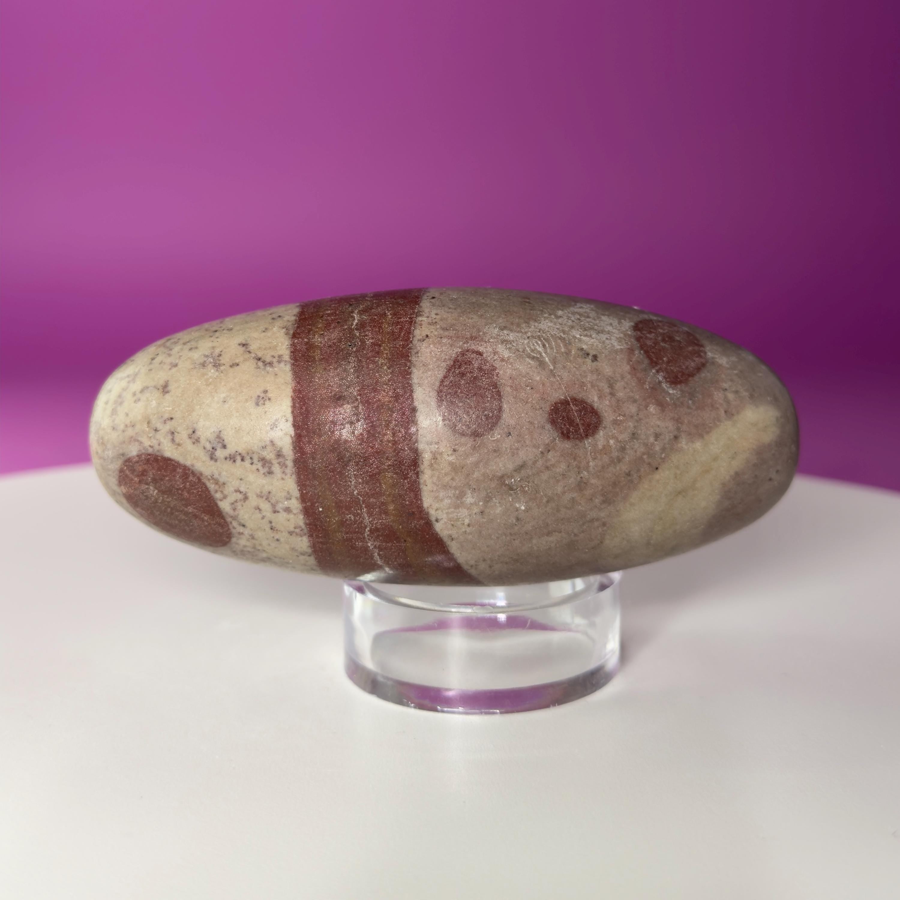 Shiva Lingam Sacred Stone | River Polished Spiritual Crystal from India