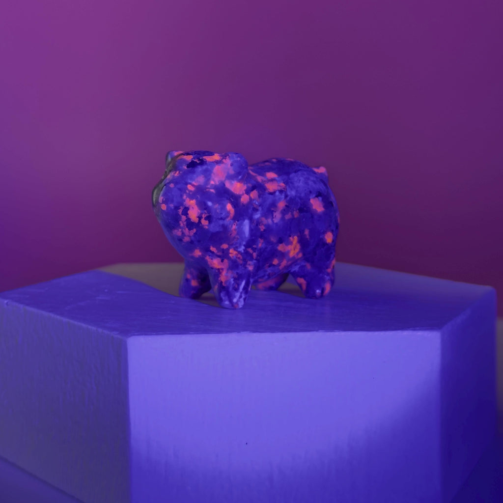Mini Crystal Pig Carving – Gemstone Animal Figurine