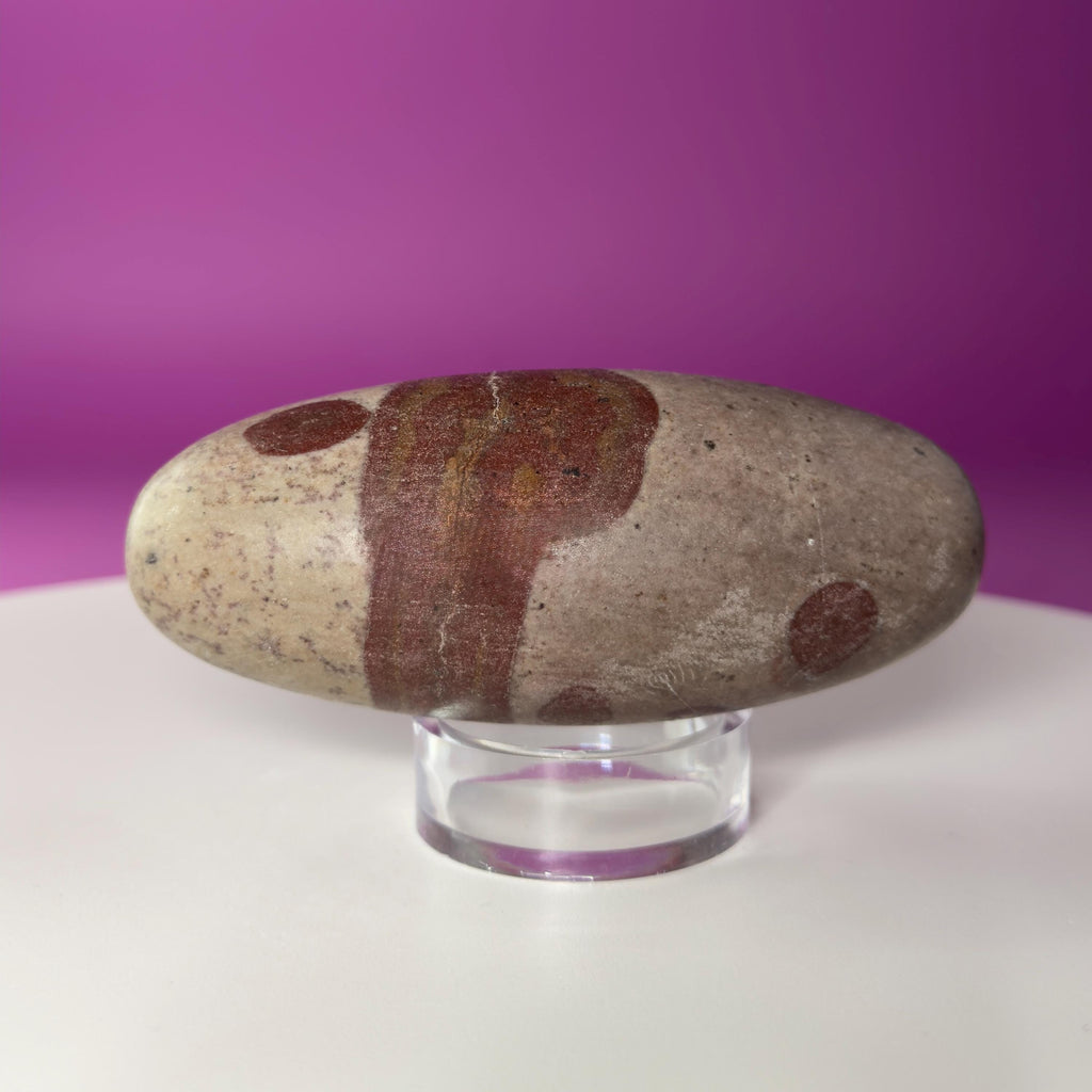 Shiva Lingam Sacred Stone | River Polished Spiritual Crystal from India