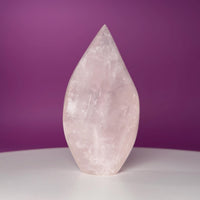 Brazil Rose Quartz Flame – Self Love Heart Chakra Crystal