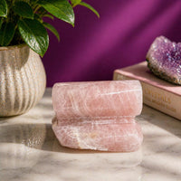 Polished Rose Quartz Specimen – Natural Pink Crystal from Brazil