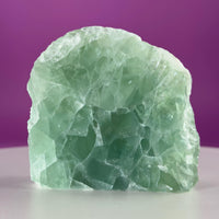 Green Fluorite Crystal Free Form UV Reactive