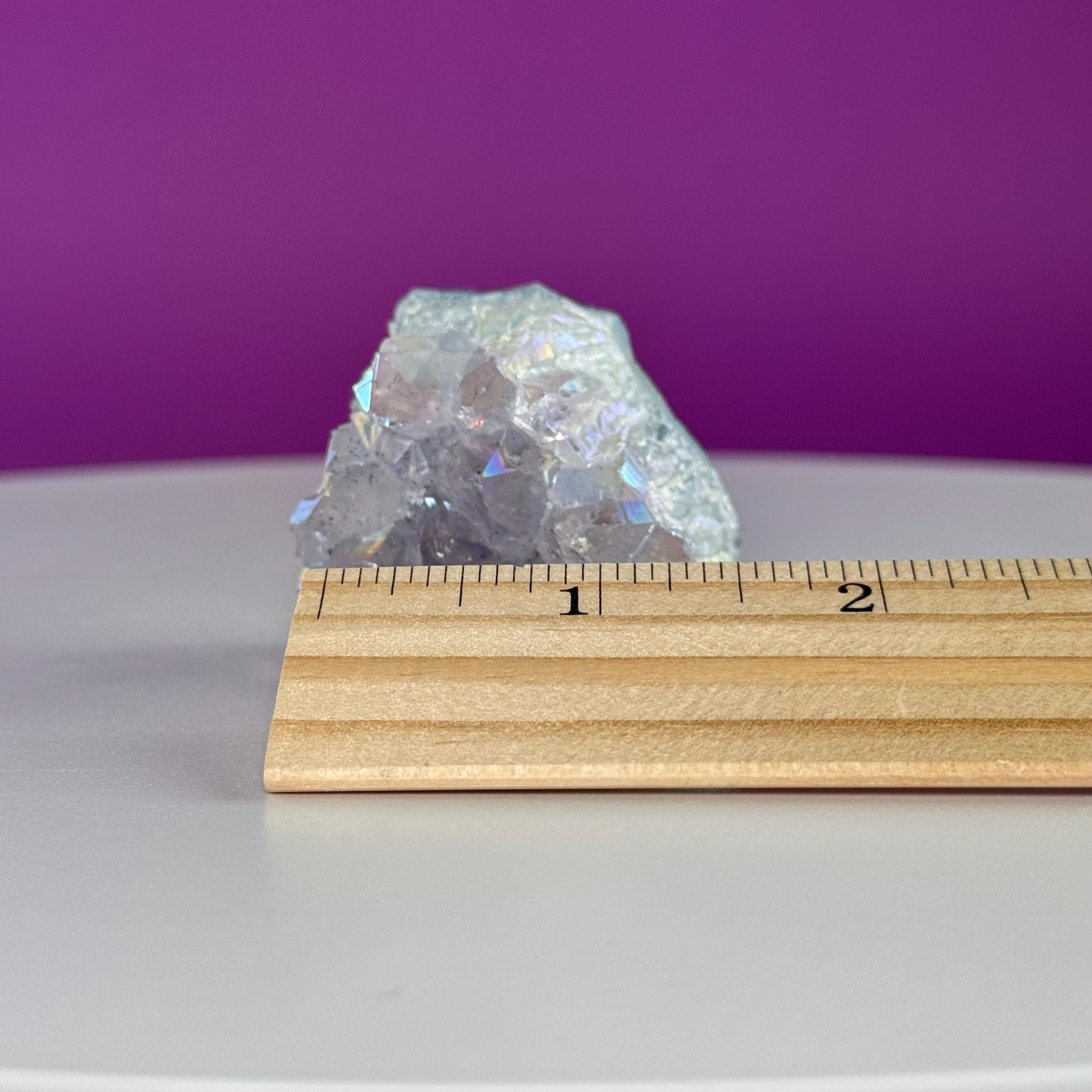 Wholesale Aura Quartz Cluster Box Set Crystal Gift Lot, 12 Pc