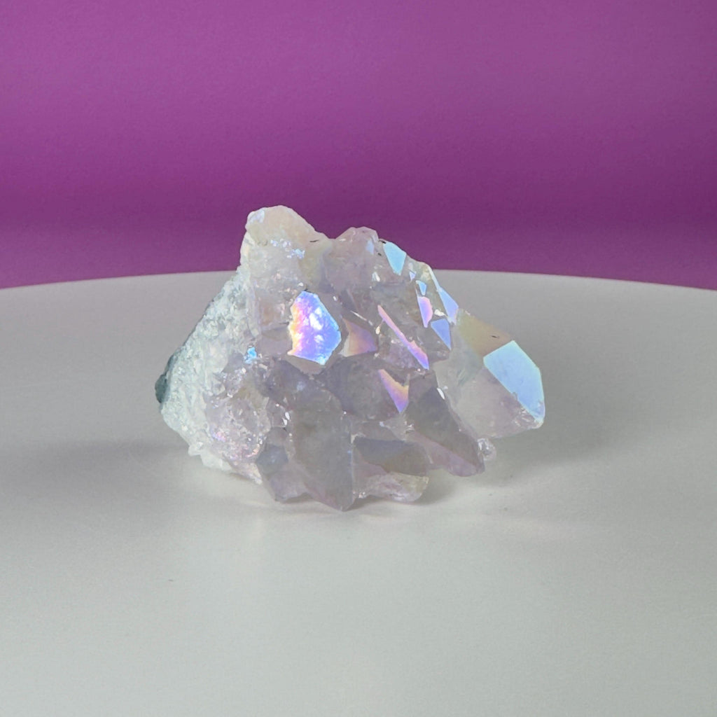 Wholesale Aura Quartz Cluster Box Set Crystal Gift Lot, 12 Pc