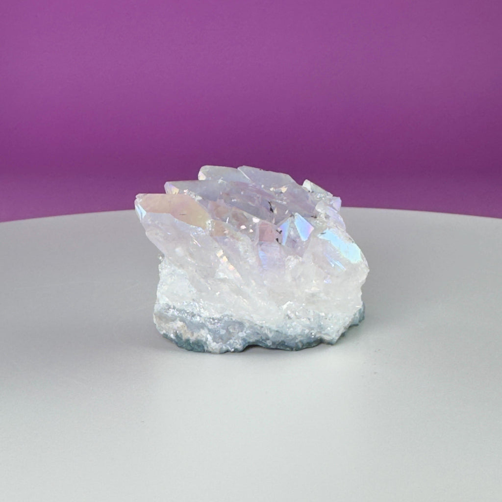 Wholesale Aura Quartz Cluster Box Set Crystal Gift Lot, 12 Pc