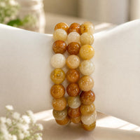 Golden Healer Bracelet 8mm Yellow Crystal Stretch Bracelet