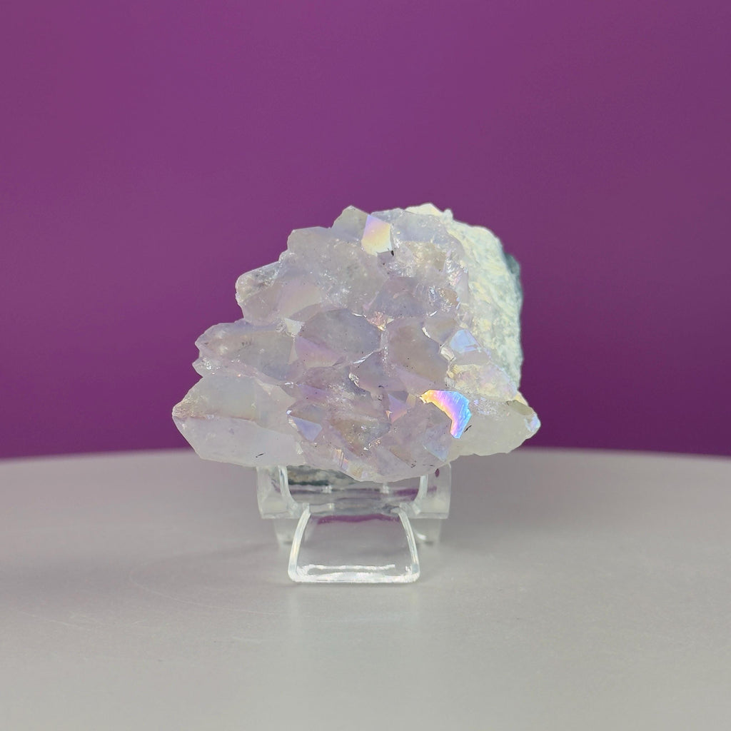 Wholesale Aura Quartz Cluster Box Set Crystal Gift Lot, 12 Pc