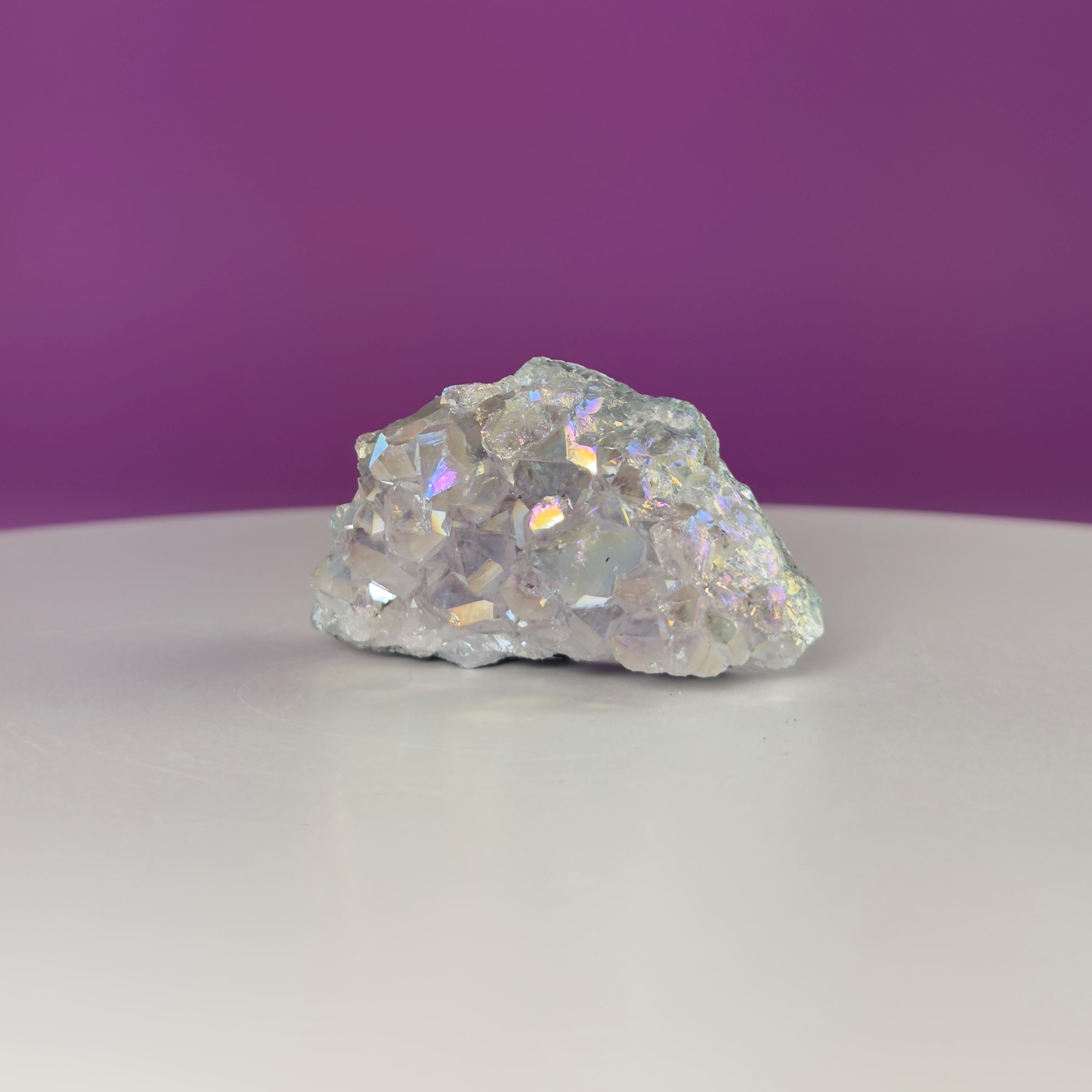 Wholesale Aura Quartz Cluster Box Set Crystal Gift Lot, 12 Pc
