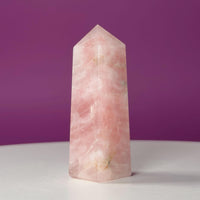 Rose Quartz Tower Pink Crystal Point Love Stone Healing Crystal