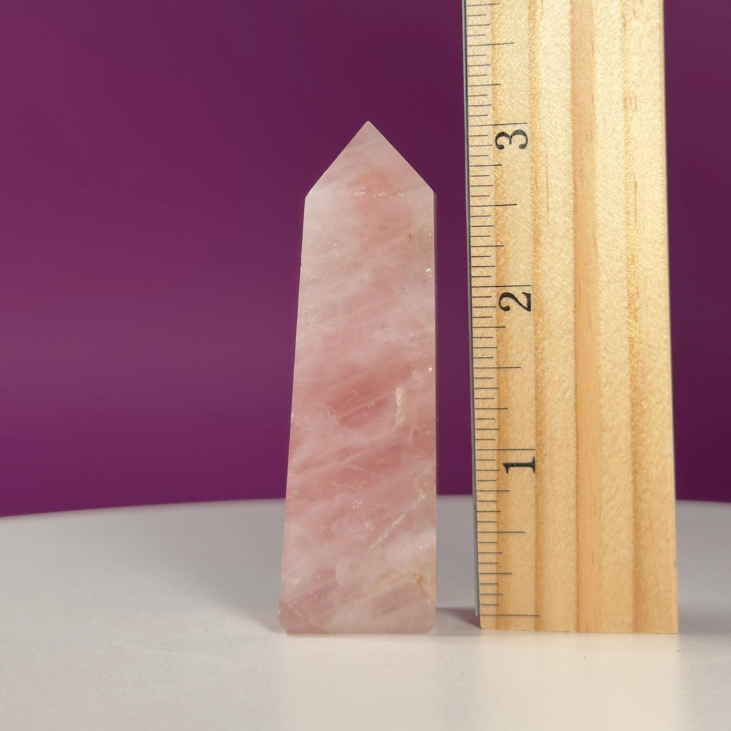 Rose Quartz Tower Pink Crystal Point Love Stone Healing Crystal