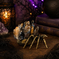 Pietersite Spider Crystal Carving | Halloween Decor | Rare Crystal Gift