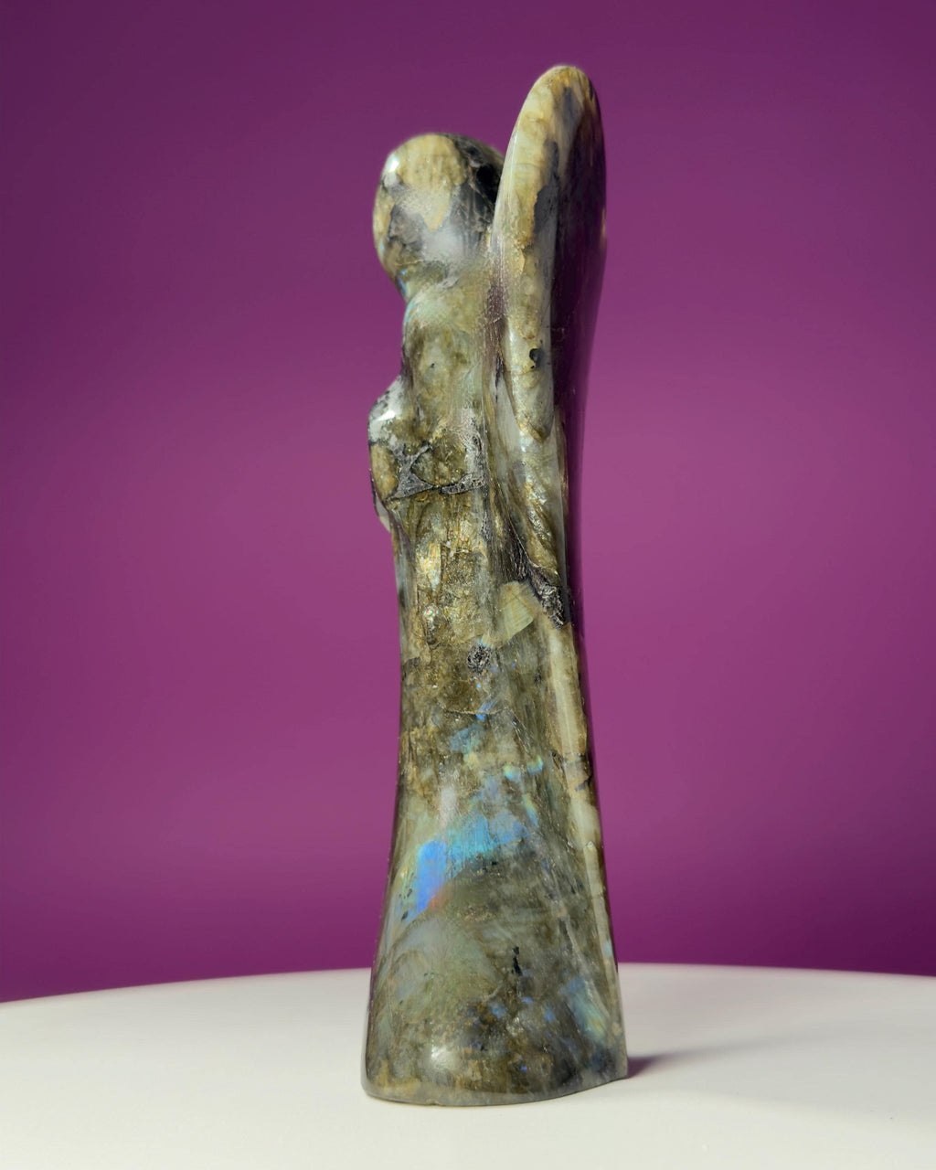 Labradorite Angel Carving | Large Crystal Guardian Statue
