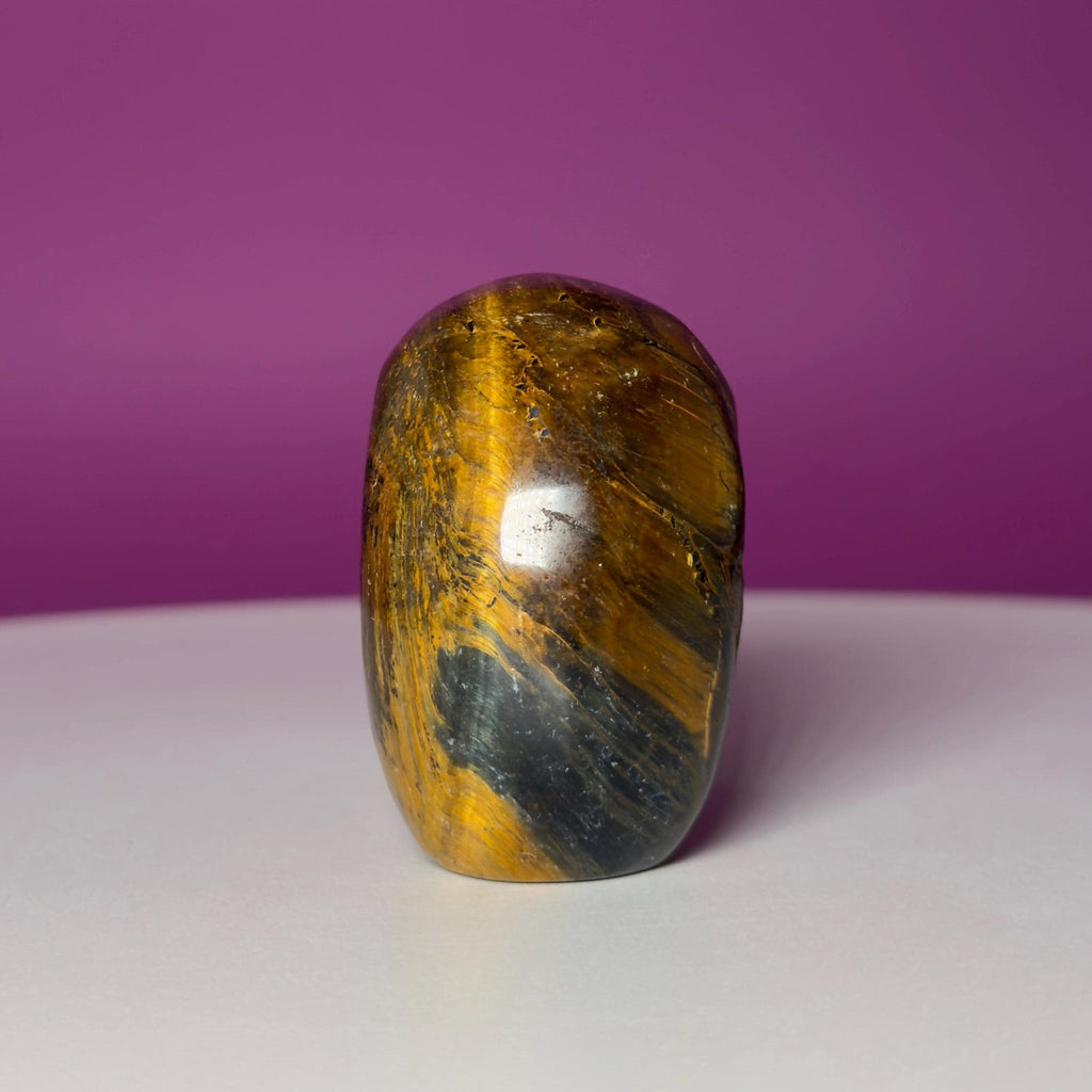 Tiger Eye Skull | Natural Golden Brown Crystal Carving